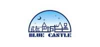 蓝色城堡儿童木马