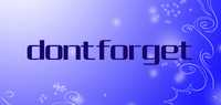 dontforget品牌标志LOGO